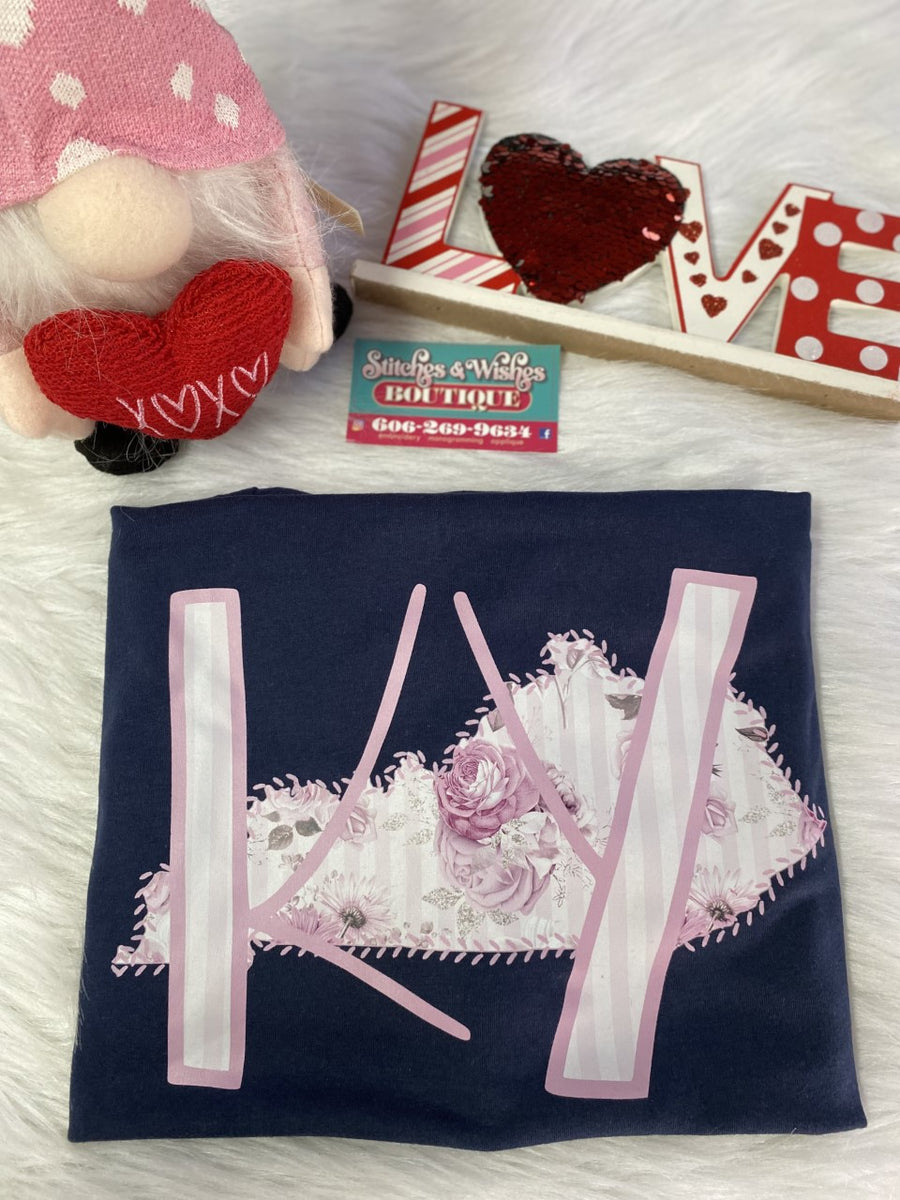 Kentucky Lilac Purple Short Sleeve Stitches and Wishes Boutique