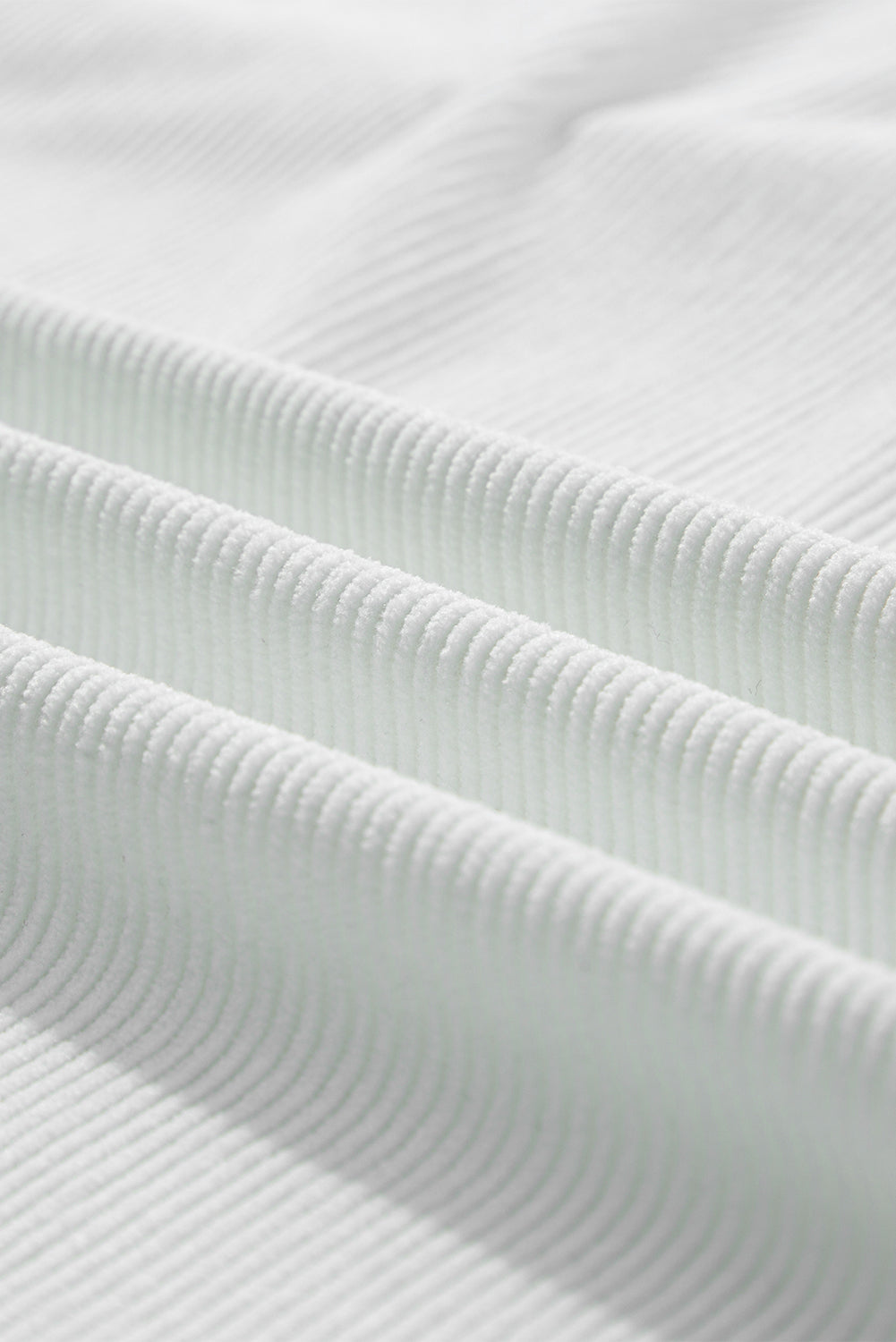 Grass Green Rib Knit Drop Shoulder Oversized Sweatshirt