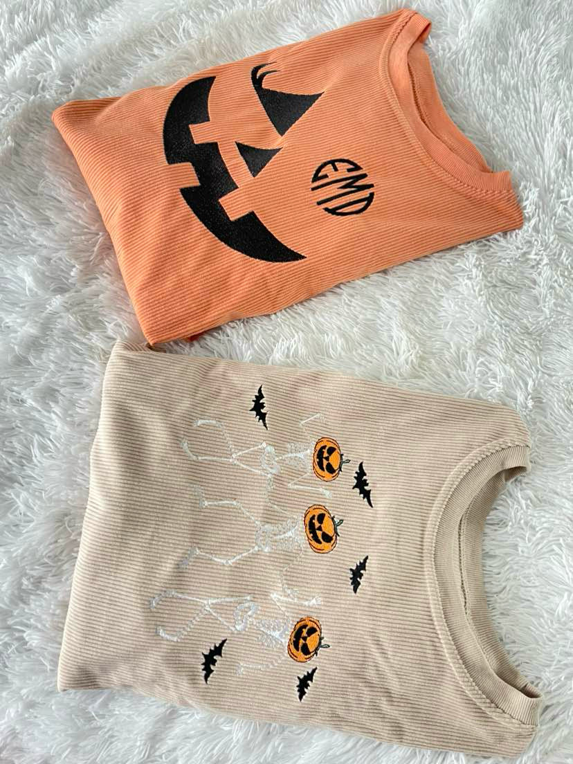 Grass Green Rib Knit Drop Shoulder Oversized Sweatshirt