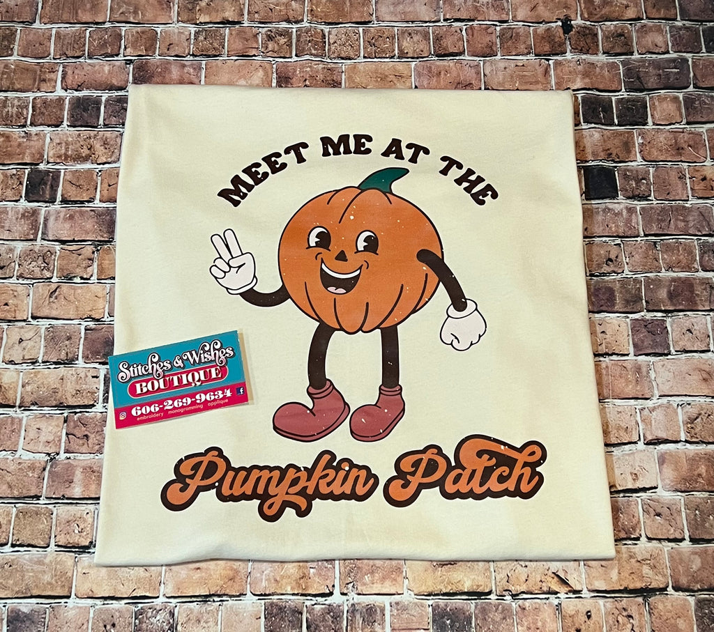 MEET ME AT THE PUMPKIN PATCH Distressed