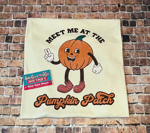 MEET ME AT THE PUMPKIN PATCH Distressed