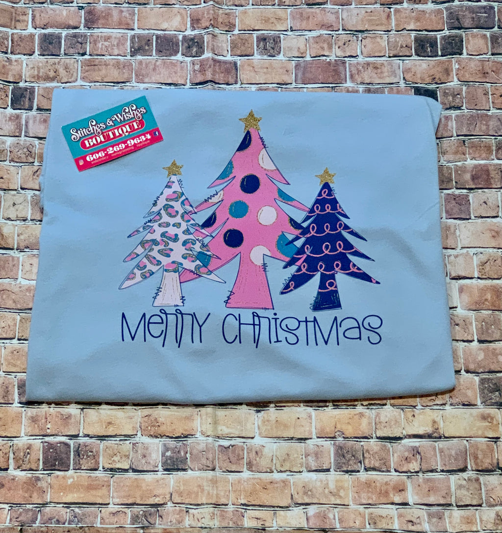 Merry Christmas with Trees T-Shirt