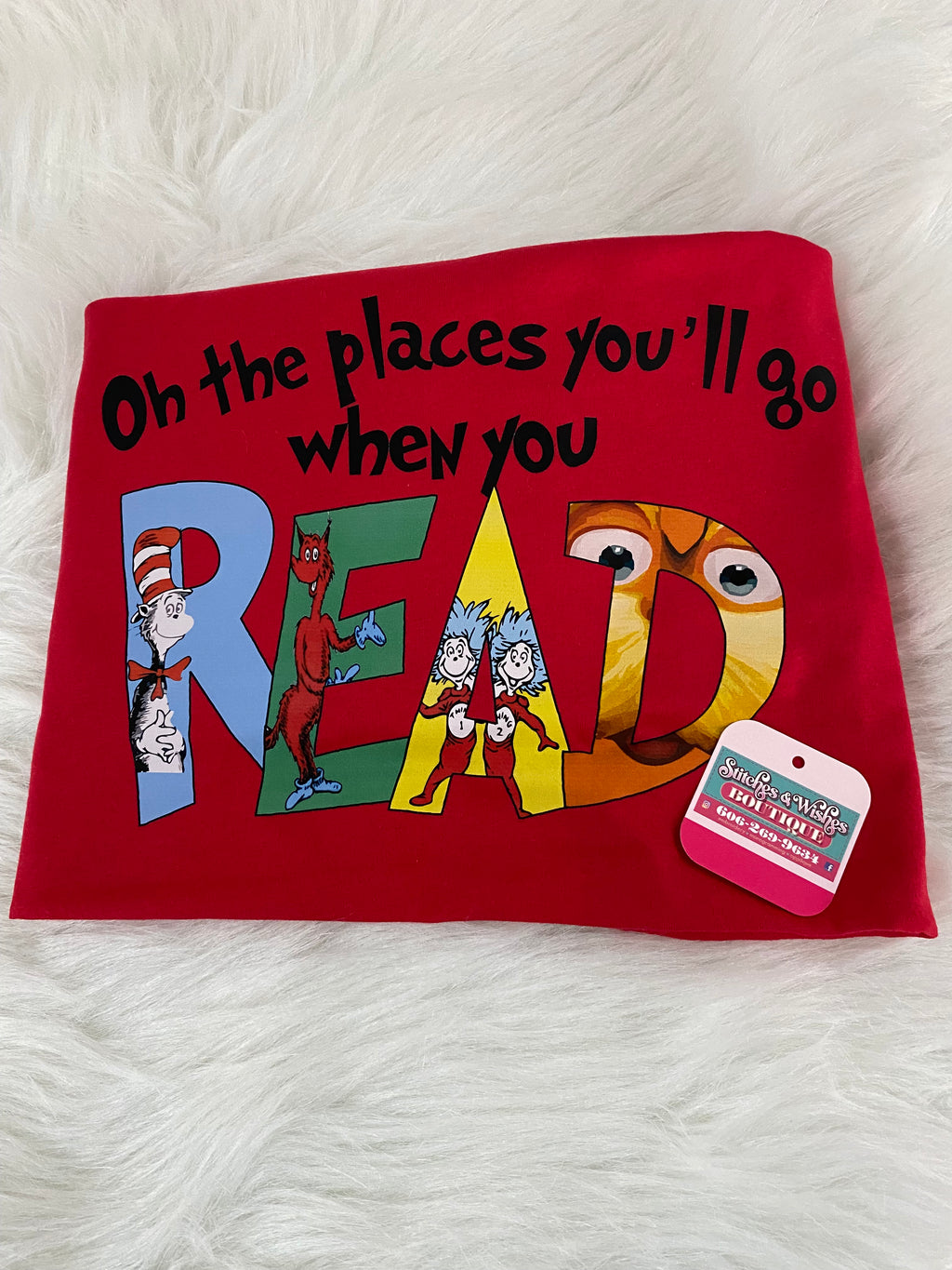 Oh the Places you'll go when you READ Short Sleeve T-shirt