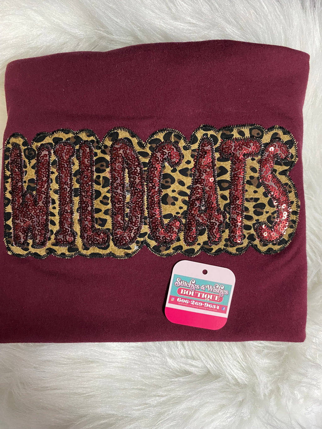 Wildcats Cheetah Embroidery