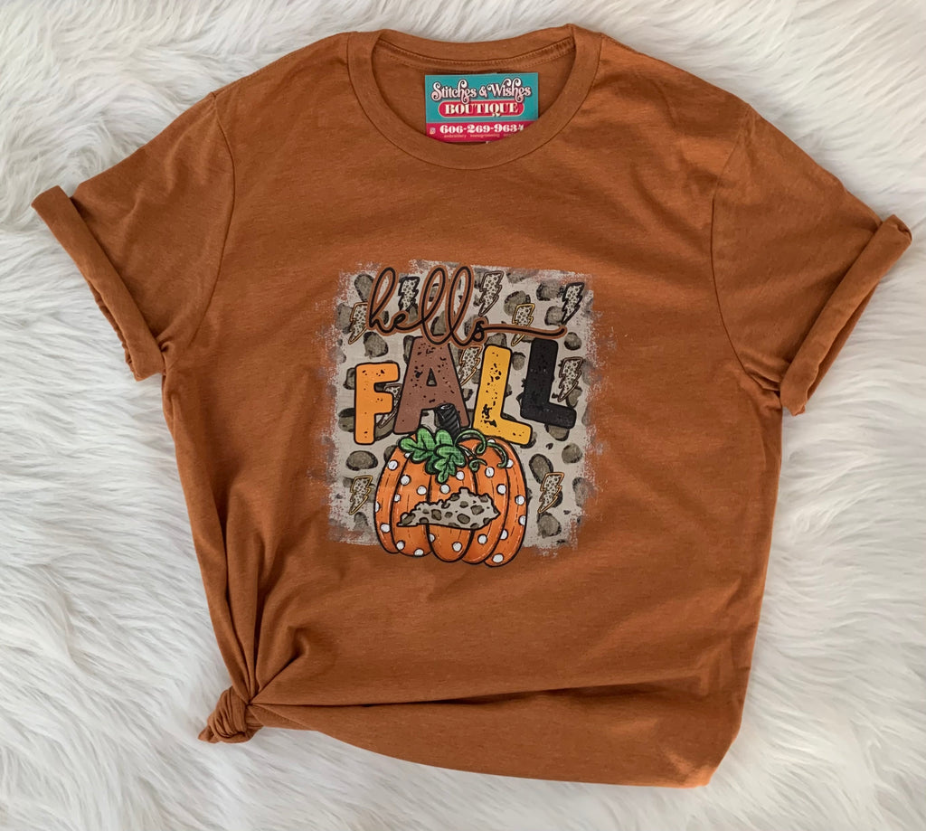 Hello Fall Short Sleeve