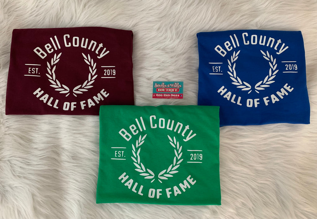 Bell County Hall of Fame School Color T-Shirt