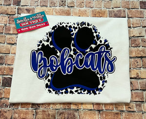 Bobcats Paw Print