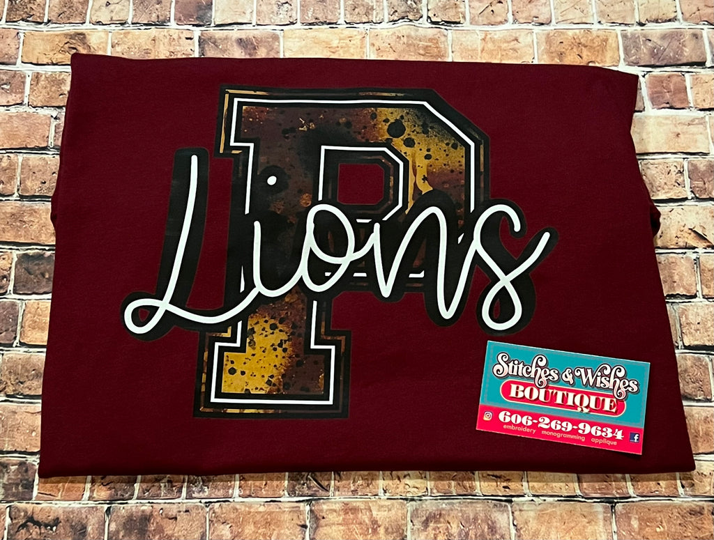 Lions Paint Splatter