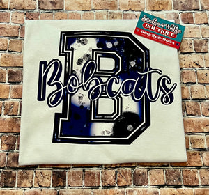 Bobcats Paint Splatter