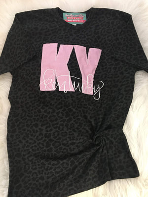 KY with pink glitter applique