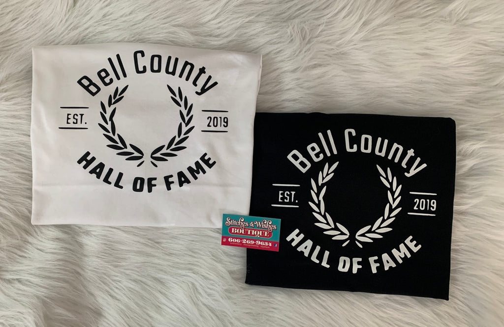 Bell County Hall of Fame Crewneck T-Shirt Full Size