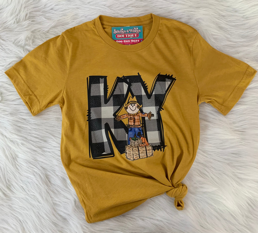 KY Plaid Scarecrow