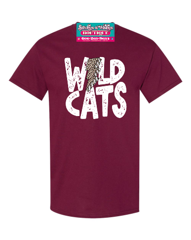 Wildcats with Cheetah lighten bolt