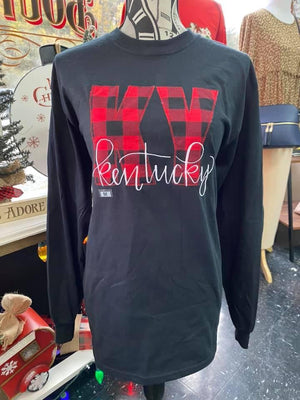 KY Buffalo Plaid Embroidery