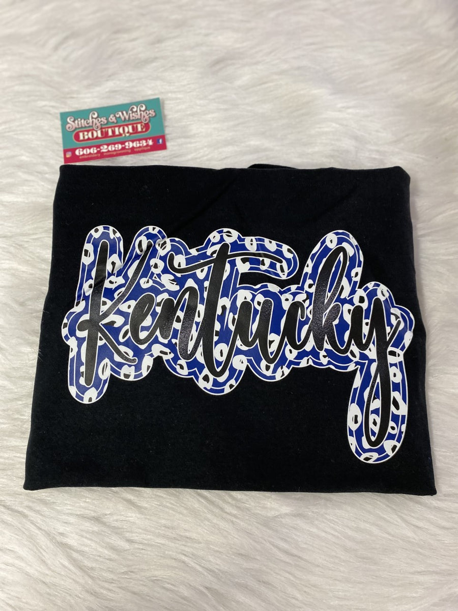 Kentucky Blue Cheetah Stitches and Wishes Boutique